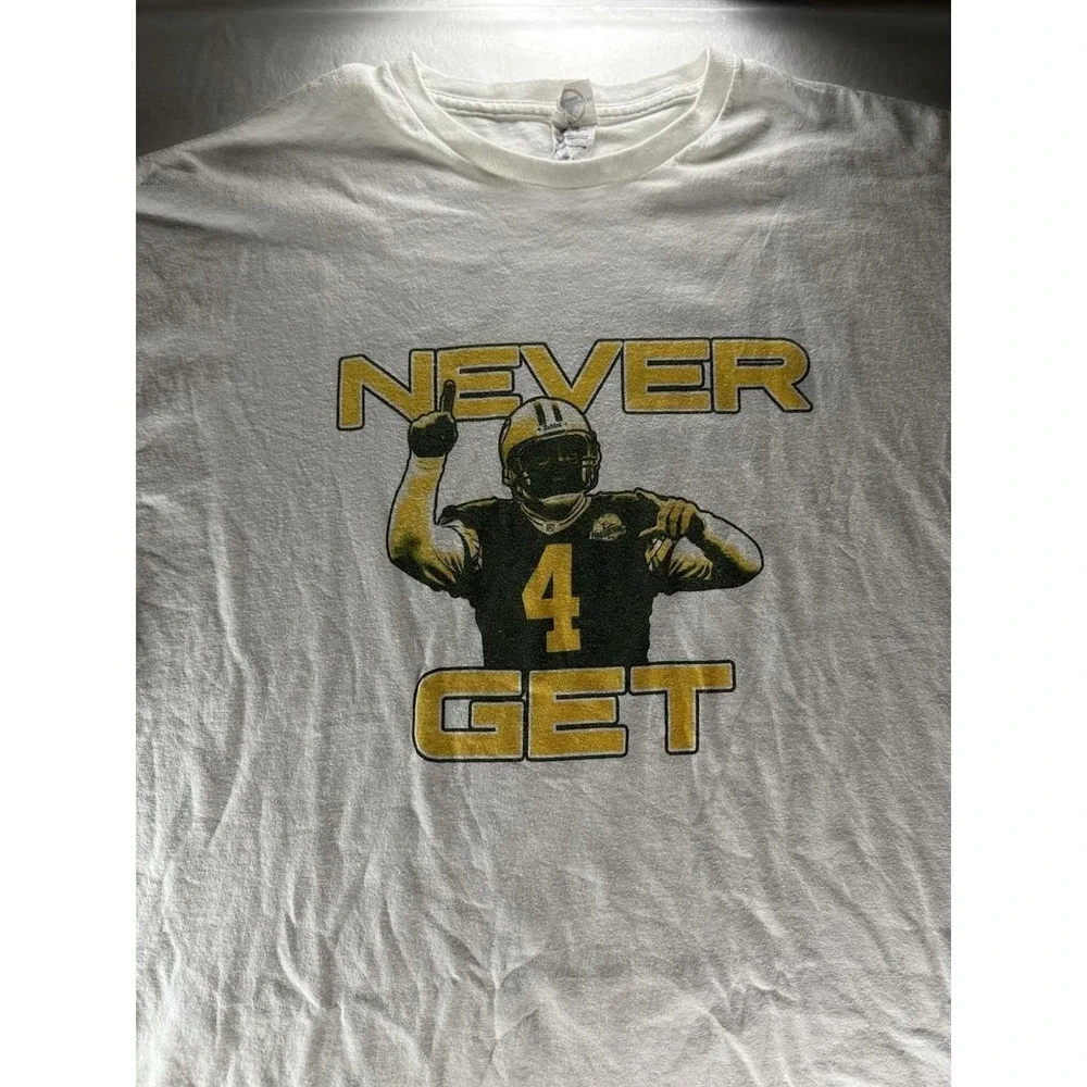 VTG NFL Green Bay Packers Brett Farve Shirt Mens 2XL